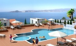 Royal Resort havuz manzara